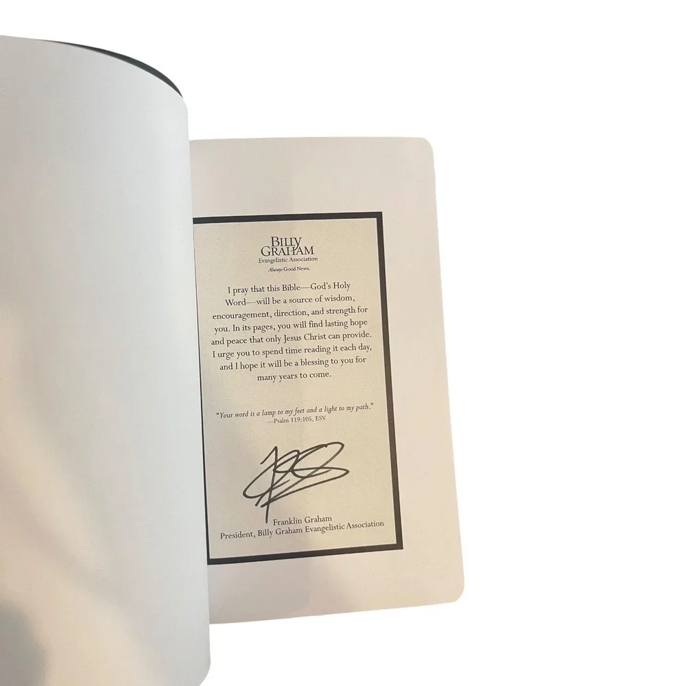 New ESV Value Thinline Bible (TruTone Bibles) w/ Jacket- Billy Graham Excerpt